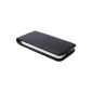 ECENCE Apple iPhone 4 4S protective shell Cover Case + Black Pouch flip screen protector 21030101 (Accessory)