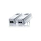 Devolo dLAN 500 Duo + Starter Kit (500 Mbit / s, 2 LAN ports, power outlet, data filters, Powerline) white (accessory)