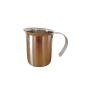 Stainless steel milk jug, 300 ML - perfect for frothing milk, latte, hot chocolate, etc.