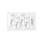 Funksteckdosen Set GT FSI 06 with 4 switchable for indoor electrical outlets and a programmable remote control (electronics)