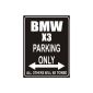 INDIGOS UG 4052775300492 parking sign 32x24cm, black
