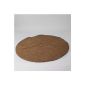 Coconut mulch disc winter protection Plant protection cover Ø 60 cm