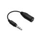 mumbi STEREO Audio Music Adapter for headphones with 3.5 mm jack for iPhone & iPod & iPad (Electronics)