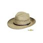 Hat sun hat beach hat straw hat Seegrashut Herrenhut Panama summer hat bast hat in 4 different sizes (Textiles)