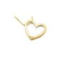Miore Ladies Necklace Heart 375 yellow gold 1 diamond colorless 45cm M0836CY9 (jewelry)