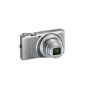 Nikon Coolpix S9500 Digital Camera (18 Megapixel, 22x opt. Zoom, 7.6 cm (3 inch) OLED display, Image Stabilizer) Silver (Electronics)