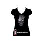 Skull Fun Shirt Skull with Crown large Strass (Textiles)