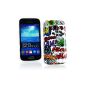 Me Out Kit FR TPU Gel Case for Samsung Galaxy Ace S7272 3 - colored / white comics onomatopoeia (Electronics)