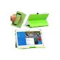 Navitech green leather Hard Case / Cover for the Samsung Galaxy Tab Pro 10.1 (Electronic)