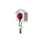Sparrow key ring white-red (Luggage)