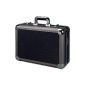 Aluminum multifunctional case with foam insert / 45132 approx 46x33x16cm black (Office supplies & stationery)