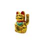 Winkekatze Maneki Neko Gold color lucky cat waving happiness brought about 13cm (household goods)