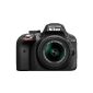 Nikon D3300 SLR Digital Camera Kit (24 megapixels, 7.6 cm (3 inch) TFT LCD Display, LiveView, Full HD) incl. AF-S DX 18-55 VR II Lens (Electronics)