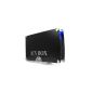 Icy Box IB-351ASTU-B hard drive enclosure for 8.9 cm (3.5 inch) IDE / SATA hard disks USB 2.0 black (Accessories)