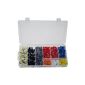 800 x ferrules assortment - isolated - section 0.5 0.75 1.0 1.5 2.5 4.0 6.0 10.0 mm² Length 8-12mm - color orange, white, yellow, red, blue , black, gray and ivory (Misc.)