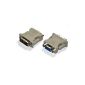 DVI adapter (DVI to VGA), 24 + 5 pin DVI-I, Converter for Digital to Analog, CM3-003 (Electronics)