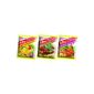 A-ONE instant noodles mixed box, 10 x Chicken, 10 x Duck 10 x beef, 30 Pack (30 x 85 g) (Food & Beverage)