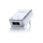 Devolo dLAN 500 Duo (500 Mbit / s, 2 LAN ports, compact housing, Powerline) white (accessory)