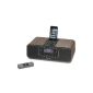 Roberts DAB + sound system with CD player and iPod dock with black wood finish (Electronics)