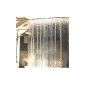 VKTECH® Waterproof Shower Curtains PEVA Diamond White 180x180cm 3D