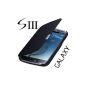 Flip Case Samsung Galaxy S3 Neo Gt - i9301i i9301 Hard Case Cover Black + screen protector film for free !!!!!  (Electronics)