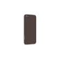 ! Ozaki o Coat 0.3 Solid OC530LB rigid plastic case with protective film included for iPhone 5 - brown (Accessory)