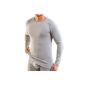 HERMKO 3640 men's long sleeve shirt 100% EU cotton, long-sleeved underwear for men Men's undershirt with long arms (Textiles)
