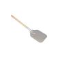 Longlife pizza shovel made of aluminum, 28 cm, small shovel, with wooden handle (household goods)