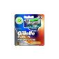 Blades Gillette Fusion Power Proglide Tested Dermatologically x 8 (Health and Beauty)