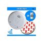 Thermal Protector 1x Nemaxx WL10 wireless smoke stack with a lithium 10-year fire safety smoke alarm sensor - according to DIN EN 14604 + 1x NX1 magnet (Tools & Accessories)