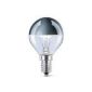 Top reflector lamp Lustre 25 Watt E14 Silver - Philips (Housewares)