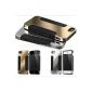 HuntGold TPU Silicone Blade golden chic protective cover for iPhone 5 5S (Gold) (Wireless Phone Accessory)