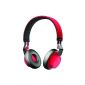 Jabra Wireless Bluetooth Move On-Ear Headphones (stereo headset, Bluetooth 4.0) Red (Electronics)