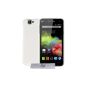 Hard shell Soft White EXTRA FINE Wiko Rainbow and Rainbow 4G + PEN and 3 FREE MOVIES (Electronics)