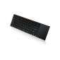 Rapoo 5GHz Wireless Touchpad Keyboard (German keyboard layout, QWERTZ) black (accessories)