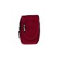 Gecko Covers universal camera bag in size and small in the color red / red - suitable for digital cameras and compact cameras such as Panasonic DMC-SZ3EG-K (accessory)