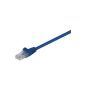 Patch Cable 0.25m blue, CAT5e Ethernet LAN Gigabit network cable patch cable (electronics)