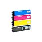 Set Toner Kyocera TK-540 black + color, compatible (Office supplies & stationery)