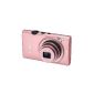 Canon IXUS 125 HS Digital Camera (16 Megapixel, 5x opt. Zoom, 7.5 cm (3 inch) display, Full HD, image stabilized) pink (electronics)
