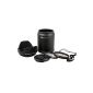 Kiwifotos lens accessory set 6 piece for Panasonic Lumix DMC-FZ70 DMC-FZ72 with lens adapter, UV filter, polarizing filter, lens hood, lens cap, lens cap holder (Camera)