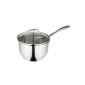 Stainless steel cooking pot 1.5L RoyalVKB nonstick handle Casserole for Induction (household goods)