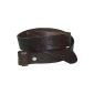 Fronhofer change belt | ECO belt without a buckle | Belt with snap | Real Leather Vintage look belt straps | large sizes, 17534 (Textiles)