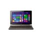 MEDION P2213T (MD 98924) 29.5 cm (11.6 inches) 2in1 multimode touch notebook (Intel Celeron N2940, 1.83GHz, 2GB RAM, 500GB HDD, 32GB SSD, FULL HD, Win 8.1) silver