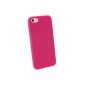 iGadgitz TPU Case Brilliant Pink Case for New Apple iPhone 5 4G LTE & 5S + Screen Protector (does not fit the iPhone 5C) (Wireless Phone Accessory)