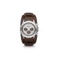 Fossil - CH2857 - Men's Watch - Quartz Analog - Luminous hands / Stopwatch - Brown Leather Strap (Watch)