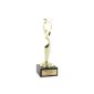 Winners figure star on marble, engraved with your personal text, approximately 20.8 cm high