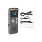 SODIAL (R) OLED DIGITAL VOICE RECORDER VOICE DICTAPHONE 8GB (Electronics)