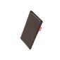 fitBAG Jive Brown cell phone pocket from textile material with microfiber lining for Samsung Galaxy S3 Mini GT-I8200R (Electronics)