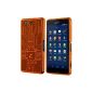 Cruzerlite Bugdroid Circuit Case for Sony Xperia Z3 Compact - Retail Packaging - Orange (Wireless Phone Accessory)
