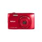 Nikon Coolpix S3600 Compact Digital Camera 20.1 Megapixel LCD Monitor 2.7 